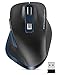 Wireless Mouse, RATEL 2.4G USB Wireless Ergonomic Mouse Computer Mouse 6 Buttons Laptop Mouse USB Mouse with Nano Receiver 2400 DPI 5 Adjustment Levels Cordless Wireless Mice for Windows-Blue