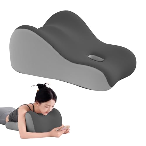 kaobbfacai Intimacy Support Wedge Pillow for Couples, Memory Foam Positioning Cushion for Back, Neck & Waist Pain Relief with Washable Cover, Portable Design for Relaxing, Reading & Adult Play-Grey