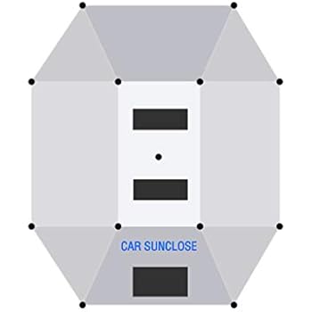 Amazon Com Llf Car Tent Semi Automatic Hot Summer Car Umbrella