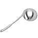 Juvale Stainless Steel Ladle & Straining Ladle - 2 Piece Set - Kitchen Serving & Skimming Ladle for Sauce, Soup, Broth, Gravy - 10 Inches