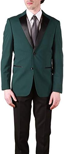 Caravelli Men's Single Breasted Slim Fit 2-Button Vested Tuxedo & Suit Set - Colors