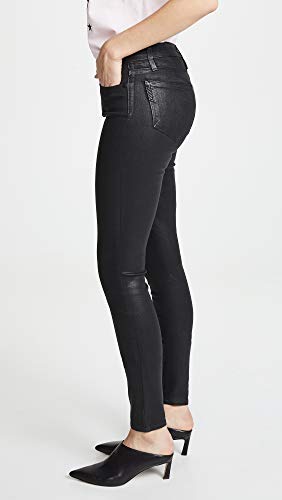 PAIGE Women's Verdugo Ultra Skinny Luxe Coating, Black Fog Luxe Coating, 28 - Thumbnail 4