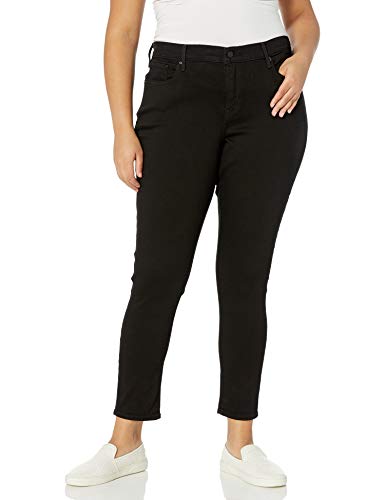 Levi's Women's Plus Size 711 Skinny Jean, Blackened Ash, 42 Small