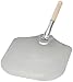 Kitchen Supply 12-Inch x 14-Inch Aluminum Pizza Peel with Wood Handle primary