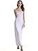 VETIOR Women's Adjustable Spaghetti Straps Long Cami Slip Dress (Small, White)