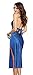 Dreamgirl Women's Tie Back Satin Long Gown