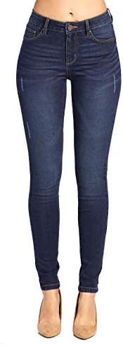 ICONICC Women's Butt Lifting Skinny Jeans Destroyed and Ripped Stretch Denim