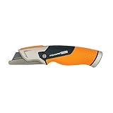 Fiskars 770010-1001 Pro Utility Knife, Fixed, Orange/Black