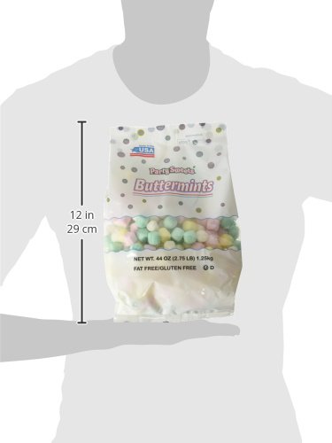 HOSPITALITY PASTEL BUTTERMINTS LARGE 2.75 LB. BAG, MADE IN AMERICA