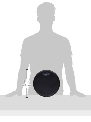 Remo Emperor Black Suede Drumhead, 10"