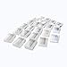 Place Card Holder Set - 24 Pack - Made of Strong Acrylic. Perfect for Wedding Reception, Banquet Table, Table Number, Display Cases, Product Information (24)