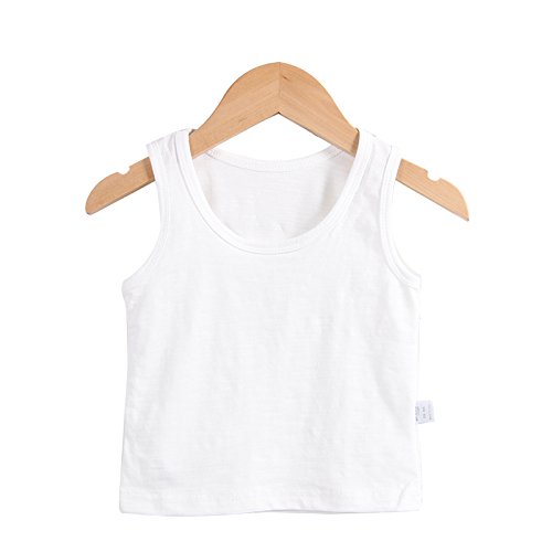 image for Guozyun Baby Boys Tank Tops with Sleeveless T-Shirts Undershirt Cami S