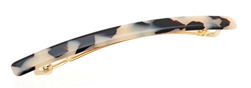 France LuxeLong & Skinny Barrette, Ivory Tokyo - Classic French Design For Everyday Wear