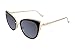 FEISEDY Cat Eye Women Sunglasses Metal Frame UV400 HD Lenses B2249