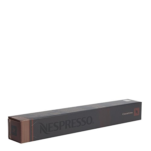 Nespresso Original-Line Variation: Cioccatino, not compatible with Vertuoline', 1 Sleeve, 10 Coffee Capsules