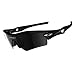 Oakley Men's Radar Path Iridium Polarized Sunglasses,Polished Black Frame/Black Lens,one size