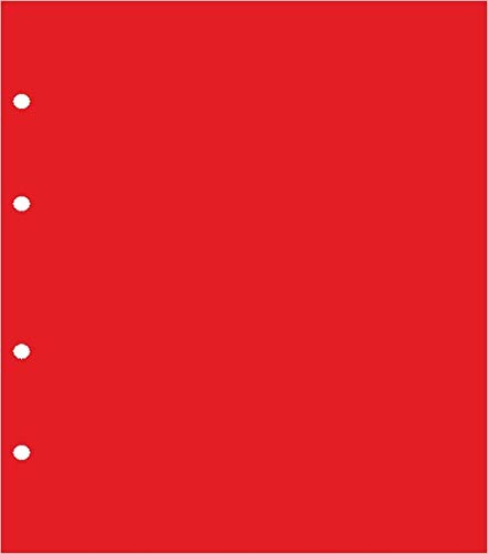 25 red card interleaves for Prophila standard coin covers