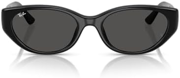 Amazon.com: Ray-Ban RB4430F Zena Low Bridge Fit Sunglasses, Black