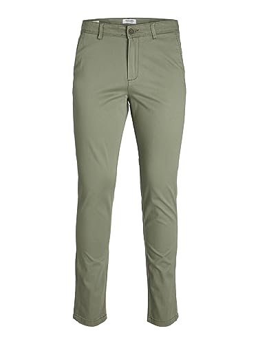 Herren Jpstmarco Jjbowie Sa Noos Chino Hose, Grün, 31W / 30L