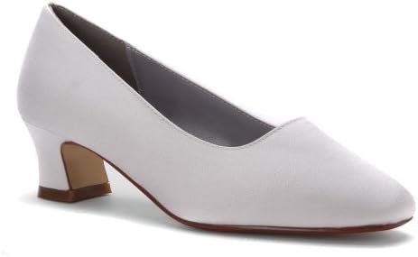 Dyeables Grace Women's White Pumps 7.5 W