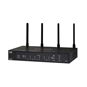 Cisco RV340W VPN Router with 4 Gigabit Ethernet (GbE) Ports with Web Filtering, Wireless-AC plus Dual WAN, Limited…