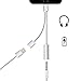 ONLIK AC170215 2-in-1 Lightning Adapter, 3.5 mm Audio Adapter and Charger Cable- Cell Connectors Lightning Charger and Earphone Stereo Jack Cable Adapter for iPhone 7/7 Plus/6S/6