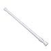 Ioffersuper Carbon Steel Adjustable Rod Tension Bathroom Curtain Extensible Rod Hanger 55-90cm
