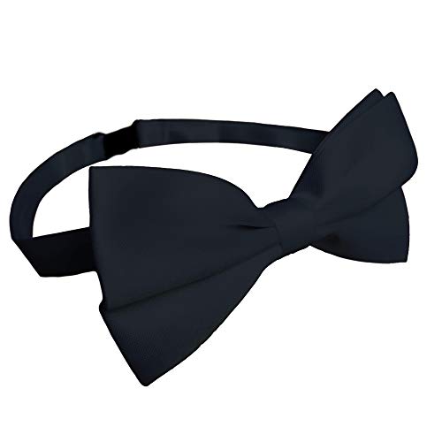 Trilece Bow tie and Suspenders for Men Women Adults - Adjustable Elastic Y Back Style Suspender and Bowtie set - 2 in 1 - (Grey)