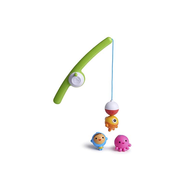 Munchkin® Fishin’™ Magnetic Baby and Toddler Bath Toy, 4pc Set