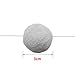 Felt Wool Ball String Wall Hanging Pom Pom Garland Home Decorations 30mm Balls (Gray White)
