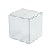 Ling's moment Clear Gift Boxes 2 x 2 x 2 Pack of 50 for Thanksgiving Christmas Wedding Party Baby Shower Candy Favor Boxes