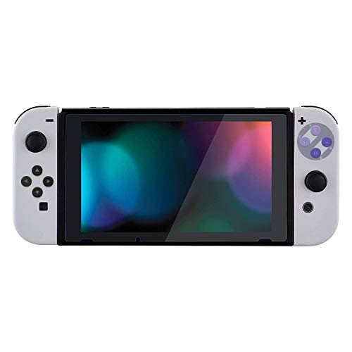 DIY Replacement Shell Case Set for Nintendo Switch, Full Set Buttons Soft Touch Grip Back Plate for Nintendo Switch Console, NS NX Joycon Handheld Controller Housing - Full Set SNES - Thumbnail 4