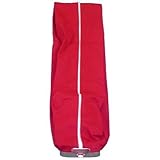 Sanitaire Upright Vacuum Cleaner Cloth Outer Bag with full length zipper, color red, will also fit Eureka Model 1400 Series, uses Style F & G paper bags, not included