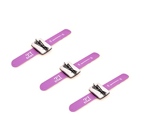 Magnetic Adjustable Silicone Bracelet for Bobby Pins 3 pack - Thumbnail 3