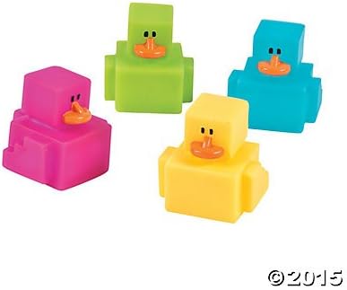 Mini Digi Tech Inspired Rubber Duckies - 12 ct