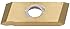 Nikcole GW-60-R 60 Degree TIN Coated Right Hand Threading Insert. Mini grooving system.