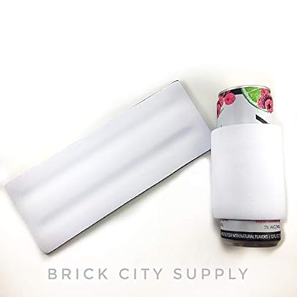 White Slap Can Cooler Blanks-Sublimation 3-5-10-20-50-100 packs Neoprene Bulk - Image 6