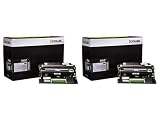 Lexmark 50F0Z00 Return Program Imaging Unit 2-Pack for MX410, MX510, MX610