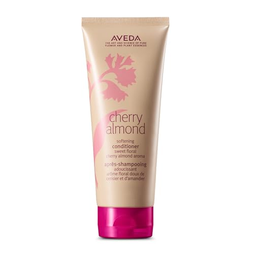 Aveda Cherry Almond Softening Conditioner | for Normal to Dry Hair | 98% Naturally Derived* | with Coconut Oil & Shea Butter | Silicone Free | Iconic Aroma of Tonka, Orange, Ylang Ylang