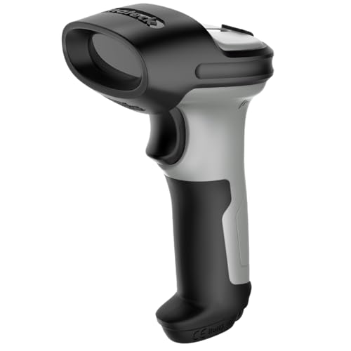 Inateck Bluetooth Barcode Scanner, 1 Charge 180 Days Standby, 115FT Range, Automatic Fast and Precise scanning, BCST-70 | Fast & Precise 1D Scanning, TPU Protective Case, 6ft Drop-Resistant, Editable Prefix/Suffix, Hide Barcode
