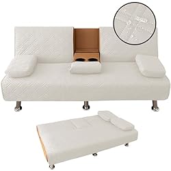 ZYXFYY 4 Pieces Click Clack Sofa Bed Cover 3