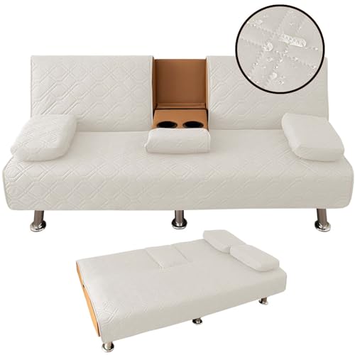 ZYXFYY 4 Pieces Click Clack Sofa Bed Cover 3