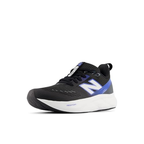 New Balance Kid's Fresh Foam 625 V1 Lace-Up Running Shoe, Black/Blue Bird, 5.5…