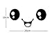 Lovely Cute Cartoon Smiling Face Wall Bathroom Toilet Sticker Creative DIY Decal Vinyl Sticker Wall Art