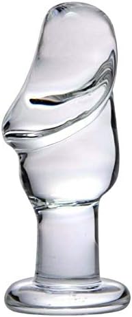 Skaltroo Realistic Shape Head Stimulator Glass Clear Plug Unit Part6562