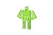 Areaware Cubebot Small (Green)