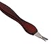 2 Pack Practical Nail Art Tools Pedicure Cuticle Trimmer Dead Skin Callus Removal Fork Brown