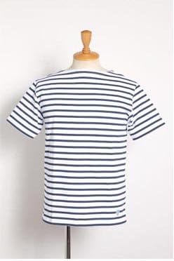 Amazon オーチバル Orcival メンズ コットンロード半袖バスクシャツ ボーダー B212 Tシャツ カットソー 通販