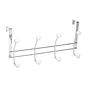 Perchero con ganchos para colgar detrás de la puerta, ideal para