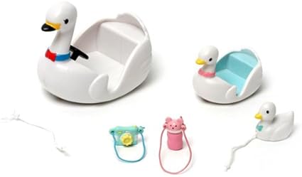sylvanian swan boat set